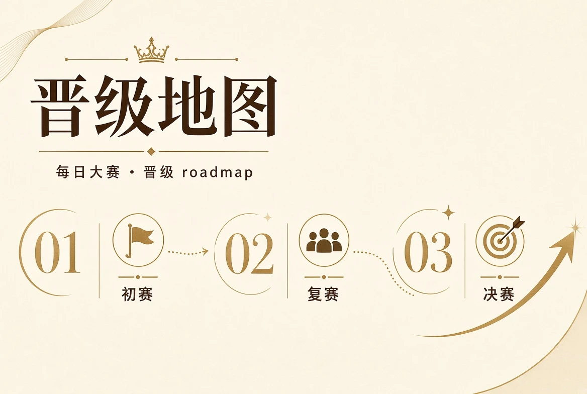 晋级地图视觉内容